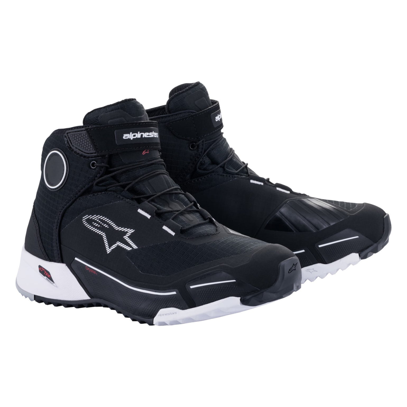 Alpinestars CR-X DRYSTAR RIDING SHOES(アルパインスターズ CR-X ドライスター ライディングシューズ)(ブラック/ホワイト)防水バイクシューズ