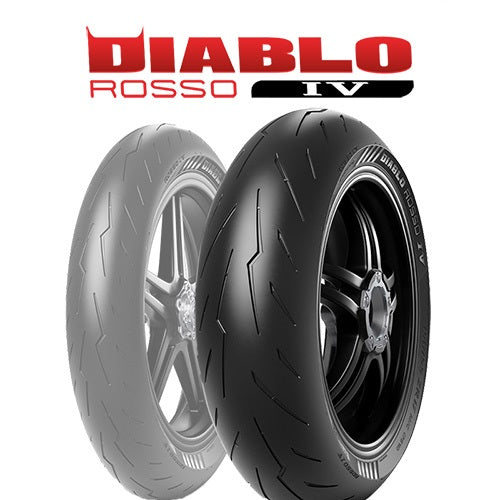 140/70R17 66H ピレリ ディアブロ ロッソ4 PIRELLI DIABLO ROSSO 4 新品 バイクタイヤ リア用