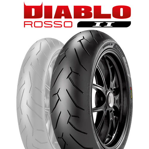 190/55ZR17 (75W) ピレリ ディアブロ ロッソ2 PIRELLI DIABLO ROSSO 2 新品 バイクタイヤ リア用