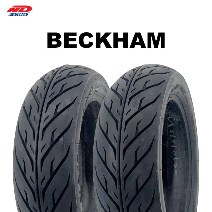 前後セット 24年製 120/70-12 51L 1本 24年製 130/70-12 56L 1本 NDラバー ベッカム ND RUBBER BECKHAM 新品 バイクタイヤ グロム ダックス125 ストリートマジック TR50S BW'S シグナス グリフィス マジェスティ125