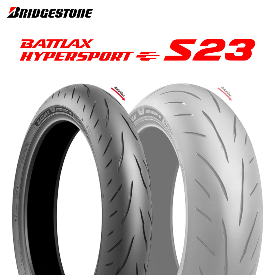 120/70ZR17(58W)ブリヂストン バトラックス ハイパースポーツS23 BRIDGESTONE BATTLAX HYPERSPORT S23 新品 バイクタイヤ フロント用 日本製