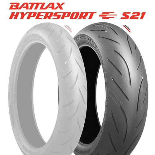 180/55ZR17 (73W) ブリヂストン バトラックス ハイパースポーツS21 BRIDGESTONE BATTLAX HYPERSPORT S21 新品 バイクタイヤ リア用 日本製
