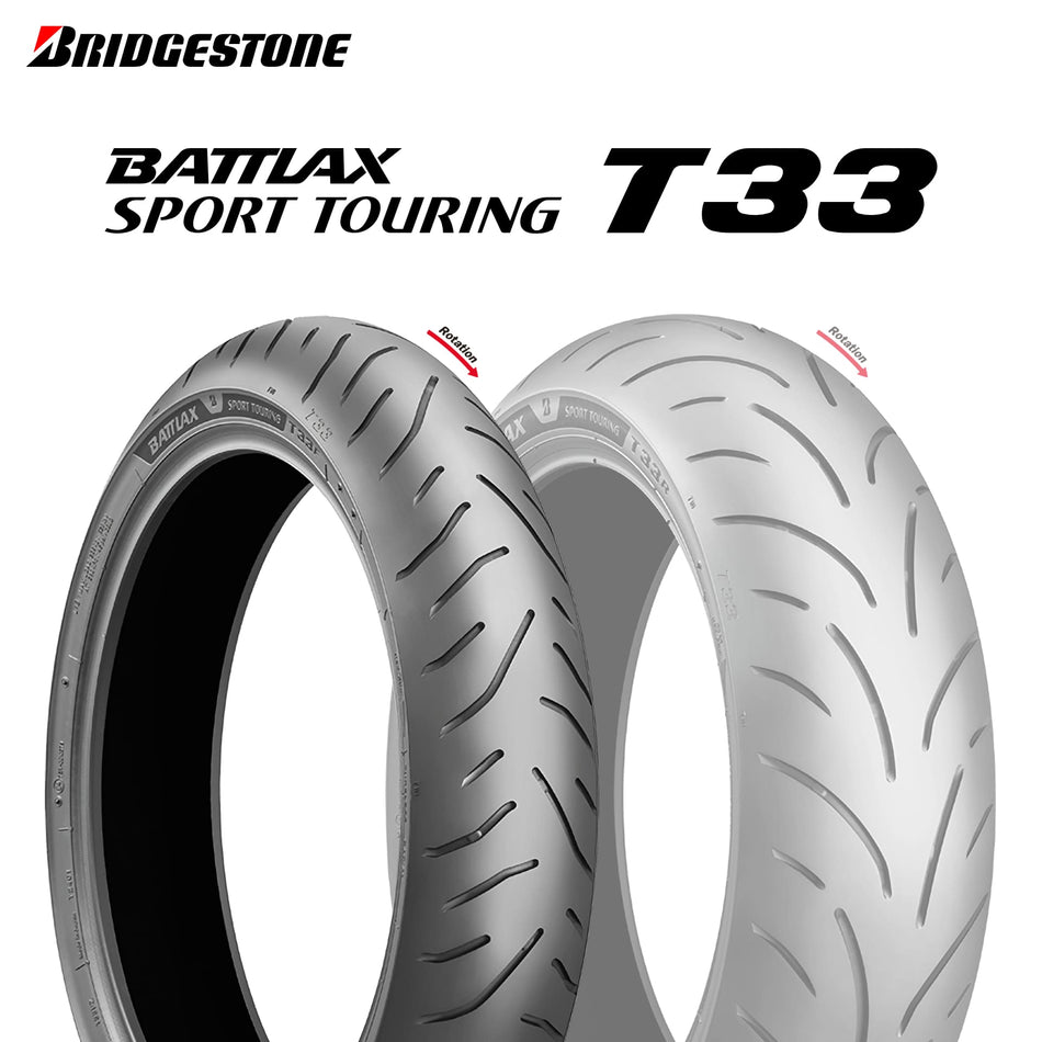 120/70ZR17 (58W) ブリヂストン バトラックス スポーツツーリングT33 BRIDGESTONE BATTLAX SPORT TOURING T33 新品 バイクタイヤ フロント用 日本製