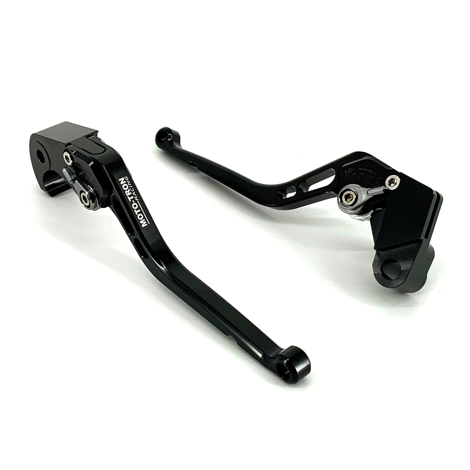 MOTO-TRON EVO LONG LEVER（モトトロン エボロングレバー）（6段階調節 レバーセット）ヤマハ FZ-09/MT-09/SP用 他適合車種あり レバー：ブラック アジャスター：チタニウムグレー