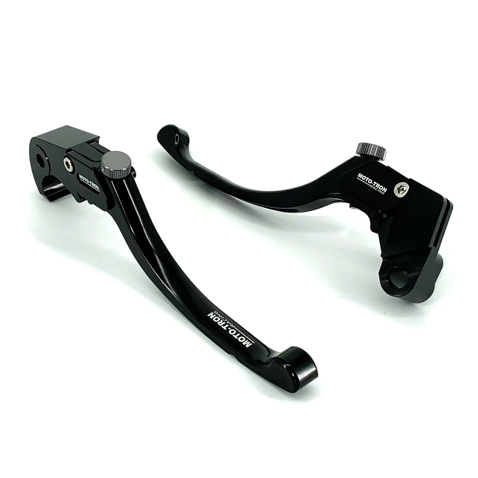 MOTO-TRON EVO-SP LEVER（モトトロン エボエスピーレバー）（無段階アジャスター機構 レバーセット）カワサキ Z900RS用 他適合車種あり レバー：ブラック アジャスター：チタニウムグレー