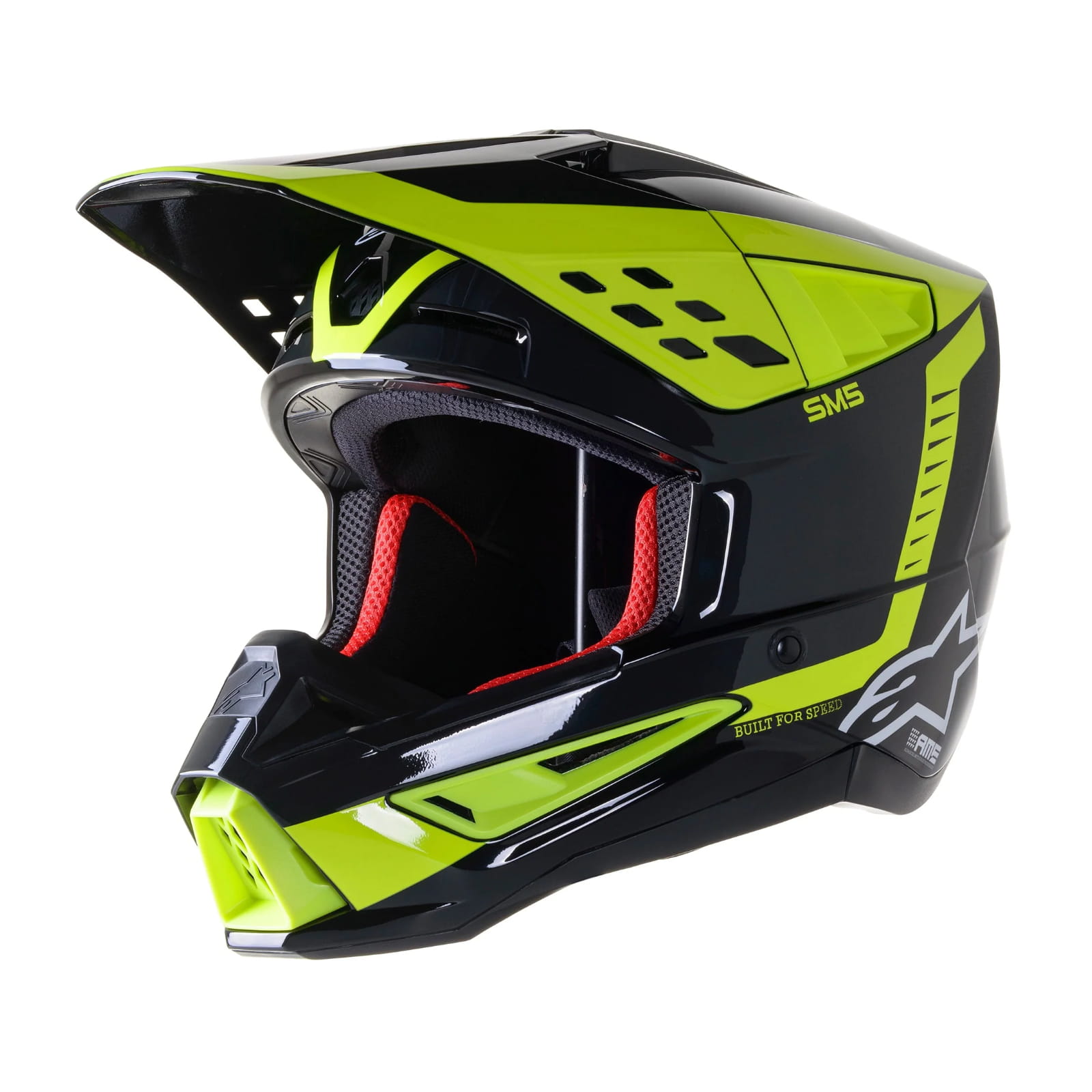 Alpinestars SUPERTECH M5 BEAM HELMET（アルパインスターズ スーパーテック M5 ビーム ヘルメット）ブラック／ダークグレー／イエロー