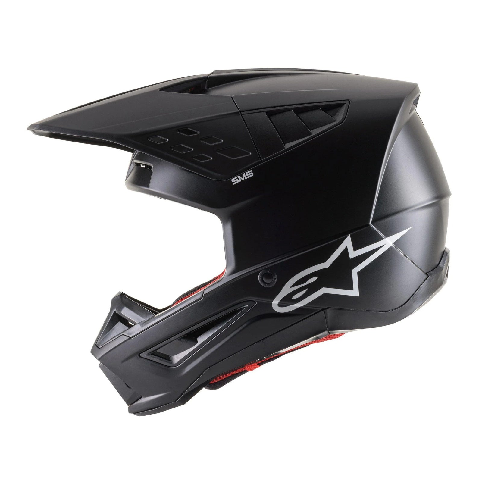 Alpinestars SUPERTECH M5 SOLID HELMET（アルパインスターズ スーパーテック M5 ソリッド ヘルメット）マットブラック　左側面