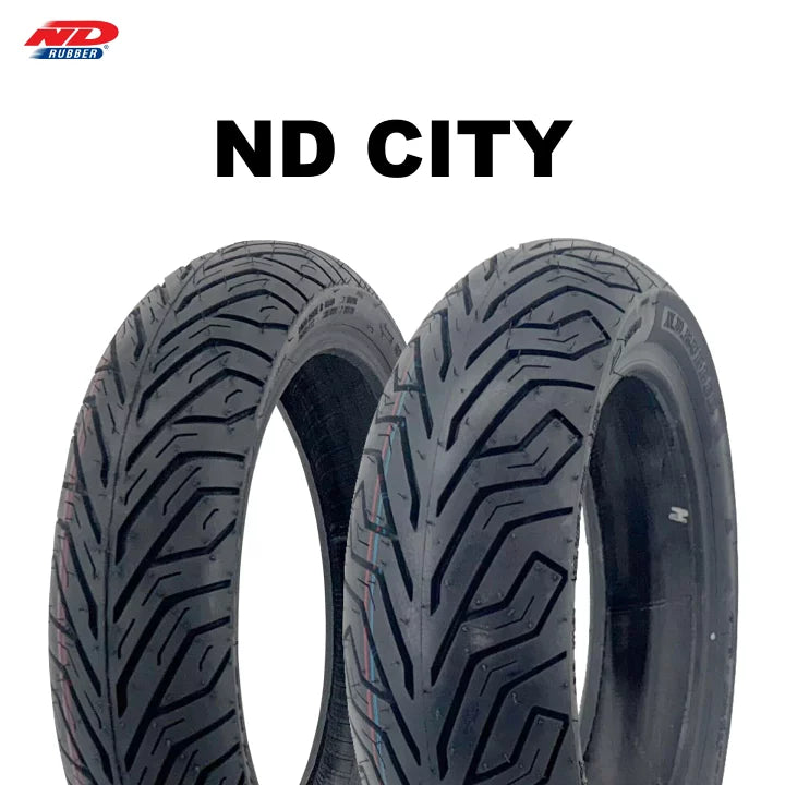 前後セット 24年製 110/70-13 48P 1本 24年製 130/70-13 63P 1本 NDラバー NDシティ ND RUBBER ND CITY 新品 バイクタイヤ NMAX155 NMAX125
