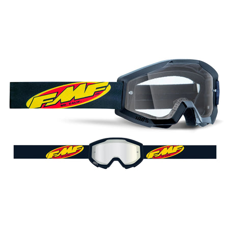 FMF PowerCore Clear Lens Goggles（エフエムエフ パワーコア クリアレンズ ゴーグル）オフロードゴーグル カラーブラック