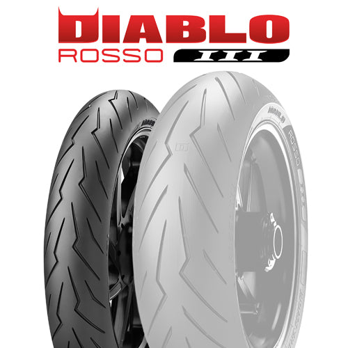 120/70ZR17 (58W) ピレリ ディアブロ ロッソ3 PIRELLI DIABLO ROSSO 3 新品 バイクタイヤ フロント用