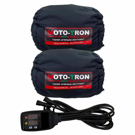 MOTO-TRON TIRE WARMER（モトトロン タイヤウォーマー） 12インチ 110/70-12 120/70-12 コントローラー付属 前後セット カラーブラック