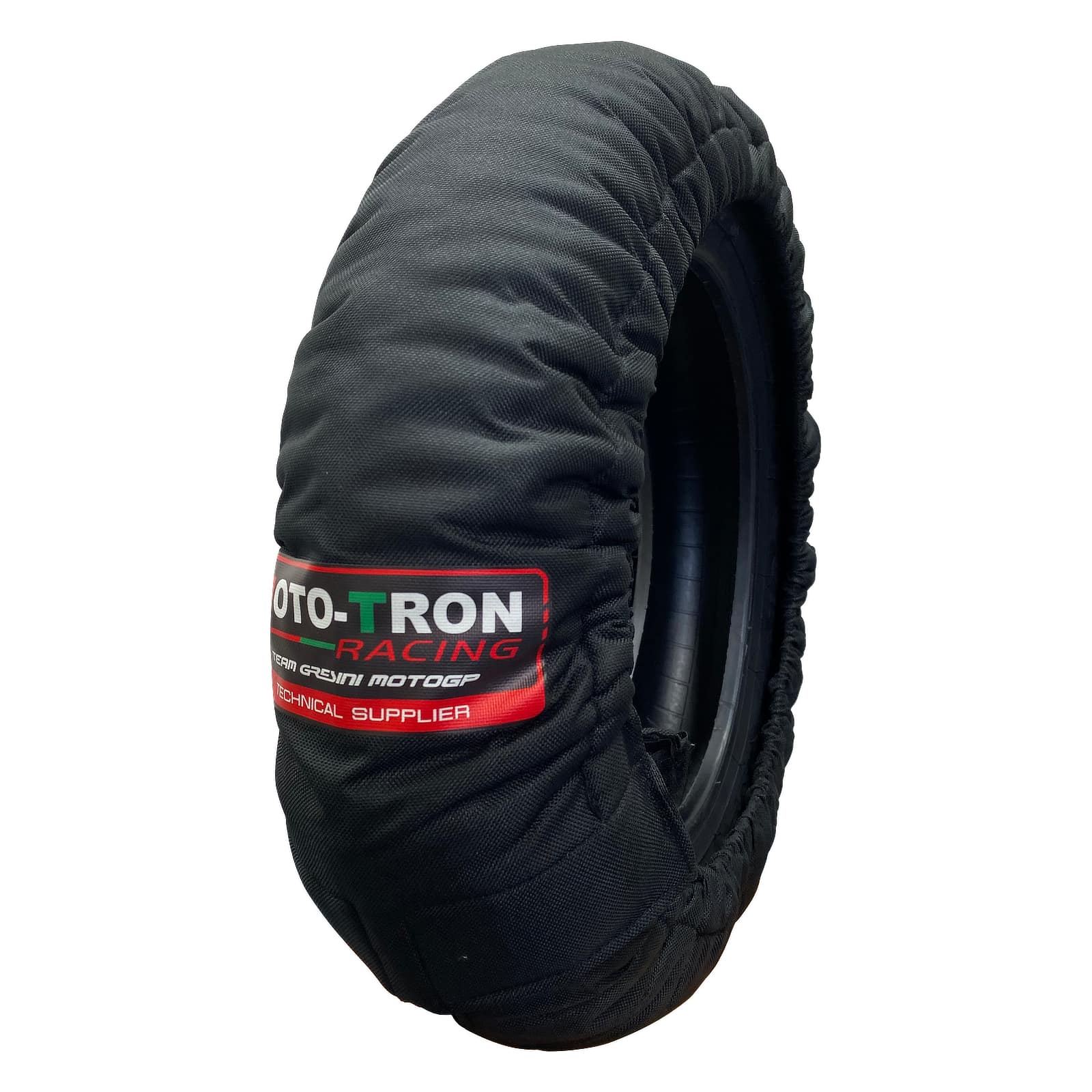 MOTO-TRON TIRE WARMER（モトトロン タイヤウォーマー） 12インチ 110/70-12 120/70-12 コントローラー付属 斜めから カラーブラック