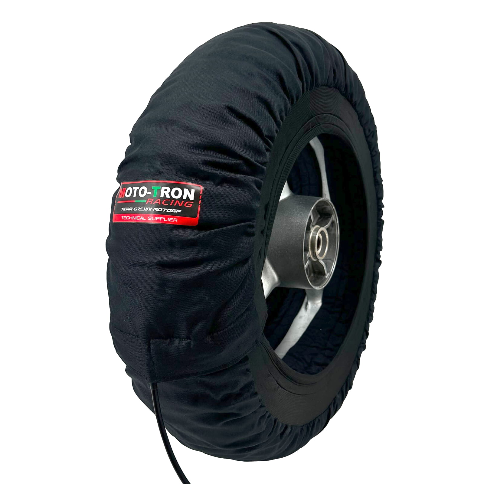 MOTO-TRON TIRE WARMER（モトトロン タイヤウォーマー） 17インチ 120/70R17 165/55R17（110/70R17 140/70R17使用可） コントローラー付属 斜めから リムヒート カラーブラック