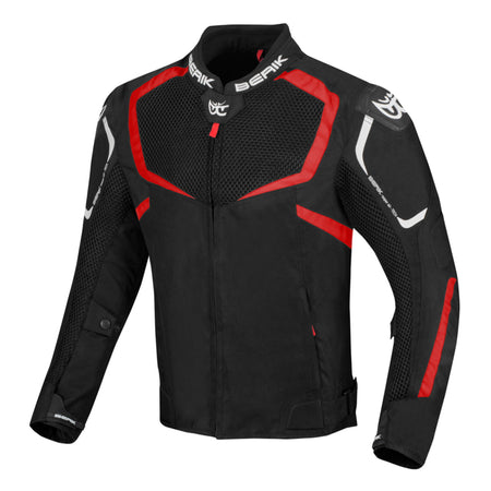 Berik X-Speed Air Motorcycle Textile Jacket（ベリック エックス スピード エア モーターサイクル テキスタイル ジャケット）（ブラック／レッド）メッシュジャケット