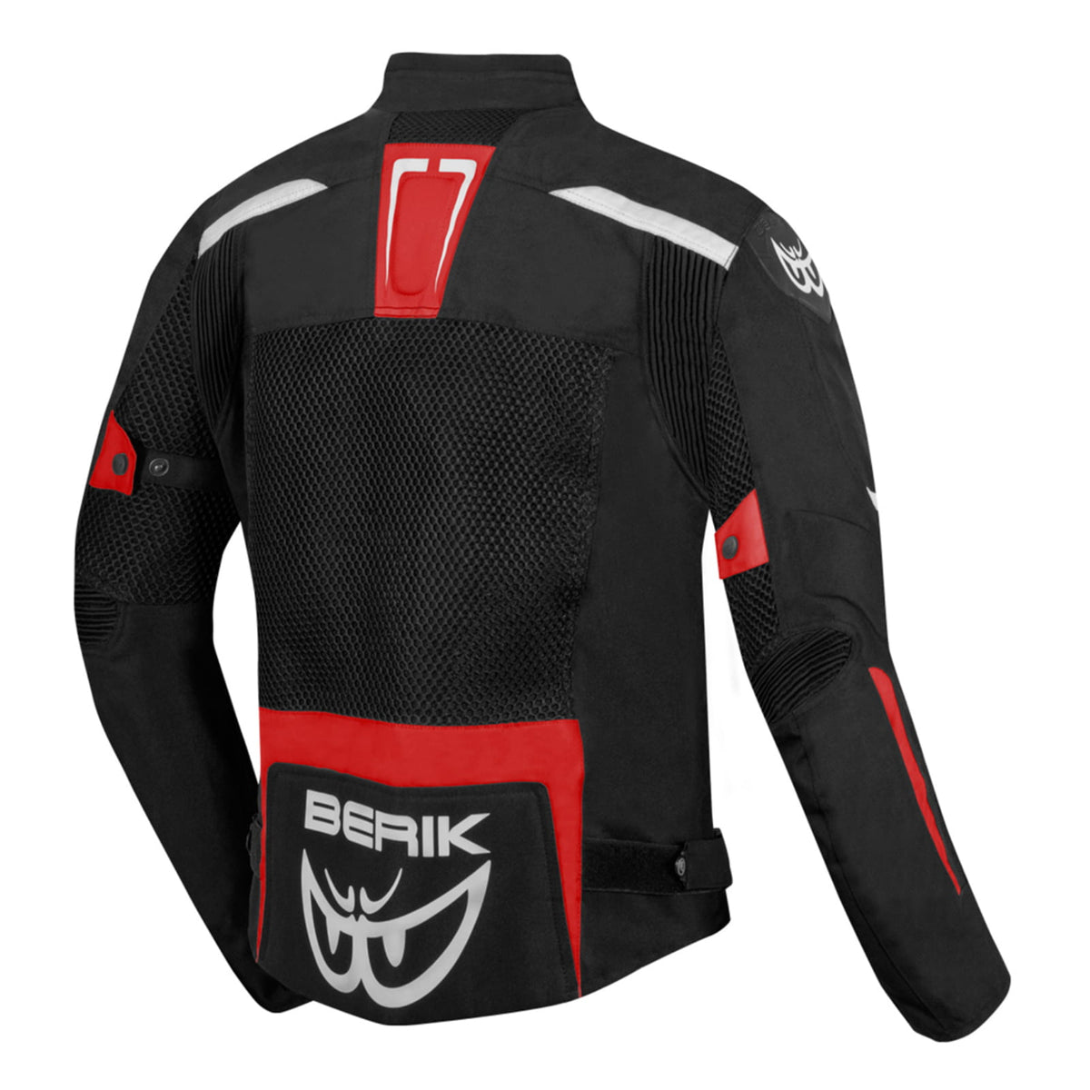 Berik X-Speed Air Motorcycle Textile Jacket（ベリック エックス スピード エア モーターサイクル テキスタイル ジャケット）（ブラック／レッド）メッシュジャケット　後ろ側